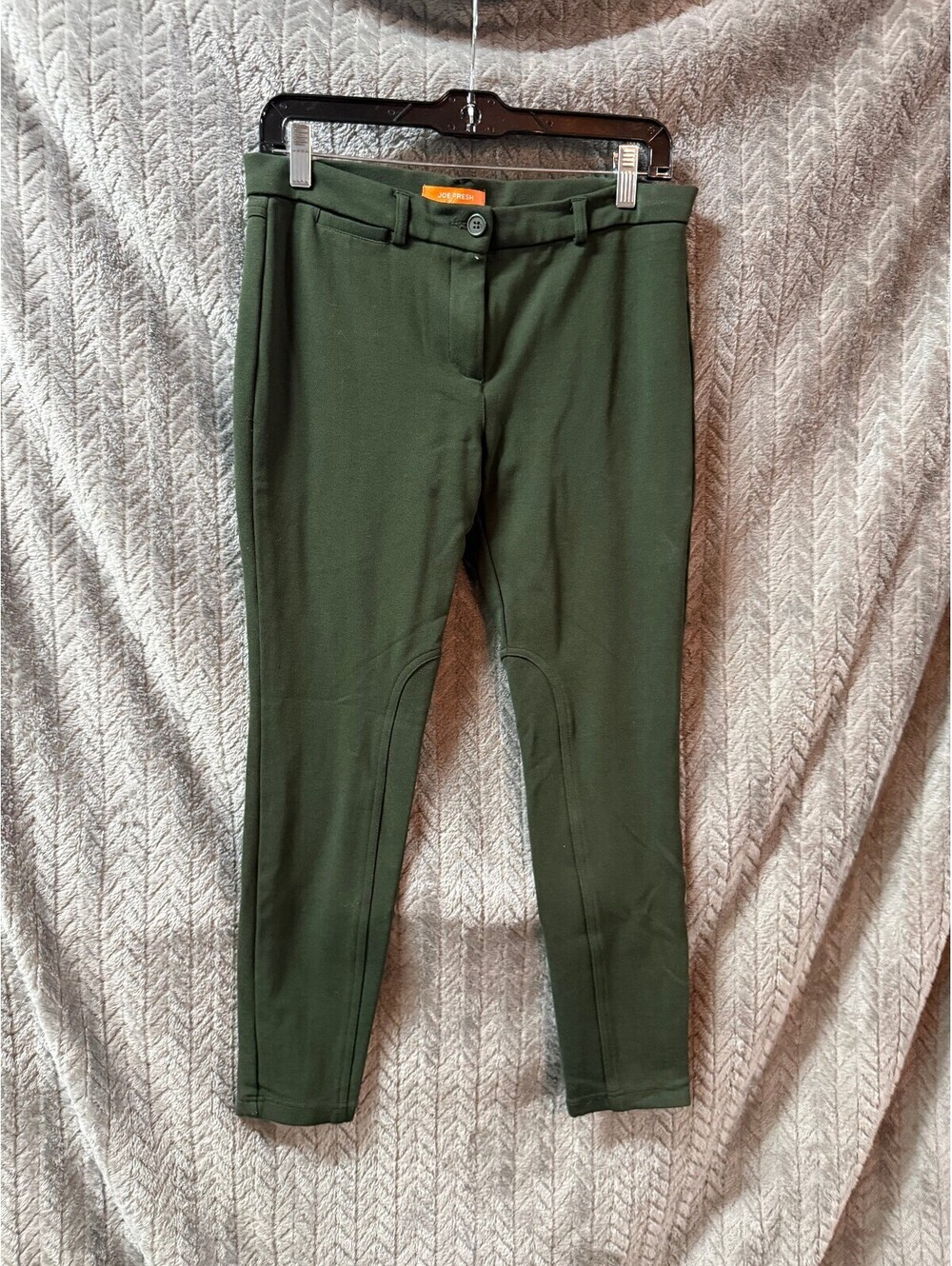 Joe Fresh Women's Olive Green Slim Fit Pants Size 10